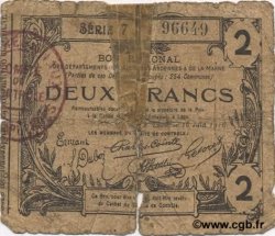 2 Francs FRANCE Regionalismus und verschiedenen  1916 JP.02-1310 GE