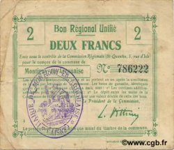 2 Francs FRANCE regionalism and various  1916 JP.02-1591.BRU VF