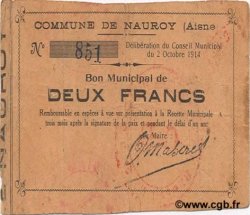 2 Francs FRANCE Regionalismus und verschiedenen  1914 JP.02-1623 SS