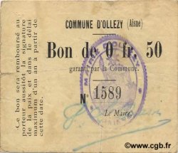 50 Centimes  FRANCE regionalism and miscellaneous  1916 JP.02-1718