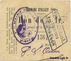 5 Francs FRANCE regionalismo e varie  1916 JP.02-1721 MB