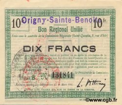 10 Francs FRANCE regionalism and miscellaneous  1916 JP.02-1734.BRU XF