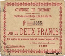 2 Francs FRANCE Regionalismus und verschiedenen  1915 JP.02-1834