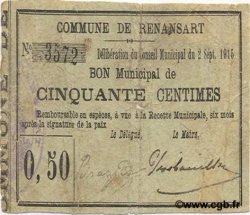 50 Centimes FRANCE regionalismo e varie  1915 JP.02-1923