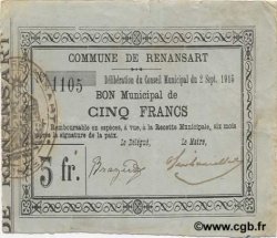 5 Francs FRANCE regionalismo e varie  1915 JP.02-1926 BB