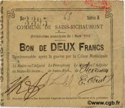 2 Francs FRANCE regionalismo y varios  1915 JP.02-1969 MBC