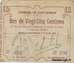 25 Centimes FRANCE regionalismo e varie  1915 JP.02-1994 MB