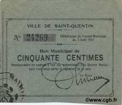 50 Centimes FRANCE regionalismo e varie  1914 JP.02-2029 AU
