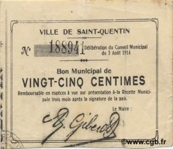 25 Centimes FRANCE Regionalismus und verschiedenen  1914 JP.02-2032 fSS
