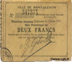 2 Francs FRANCE regionalismo y varios  1914 JP.02-2038 BC