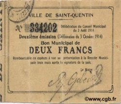 2 Francs FRANCE regionalism and miscellaneous  1914 JP.02-2038 VF