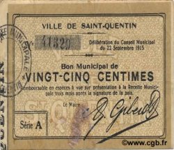 25 Centimes FRANCE regionalism and miscellaneous  1915 JP.02-2039