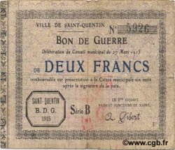 2 Francs FRANCE regionalism and various  1915 JP.02-2057 F+