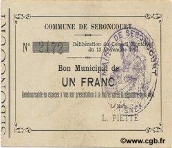 1 Franc FRANCE regionalismo y varios  1914 JP.02-2111 MBC