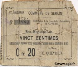20 Centimes FRANCE regionalismo e varie  1915 JP.02-2154 q.B