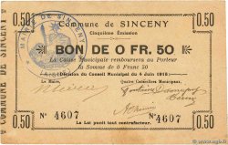 50 Centimes FRANCE Regionalismus und verschiedenen  1915 JP.02-2185 fSS