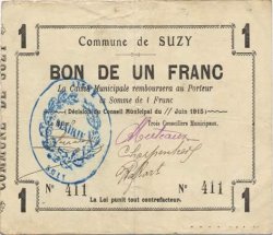1 Franc FRANCE Regionalismus und verschiedenen  1915 JP.02-2215 SS