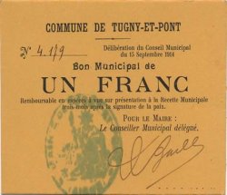 1 Franc FRANCE regionalism and various  1914 JP.02-2307 F