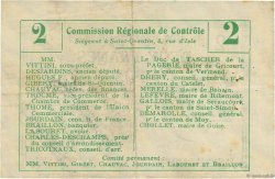 2 Francs FRANCE regionalismo y varios  1916 JP.02-2356.BRU MBC