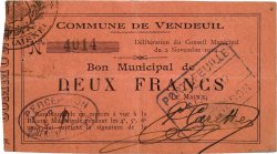 2 Francs FRANCE regionalism and various  1914 JP.02-2364 VF