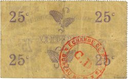 25 Centimes FRANCE regionalismo e varie  1915 JP.02-2370 MB