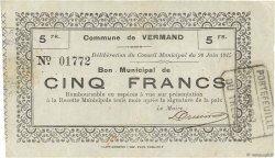 5 Francs FRANCE Regionalismus und verschiedenen  1915 JP.02-2384 SS