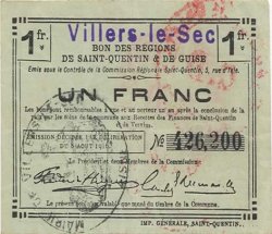 1 Franc FRANCE Regionalismus und verschiedenen  1916 JP.02-2405.SQG SS