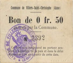 50 Centimes FRANCE regionalismo e varie  1916 JP.02-2439 BB