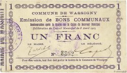 1 Franc FRANCE regionalism and miscellaneous  1915 JP.02-2455 VF+