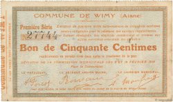 50 Centimes FRANCE regionalismo e varie  1915 JP.02-2464 MB