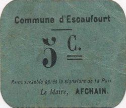 5 Centimes FRANCE regionalismo e varie  1916 JP.02-2566 BB