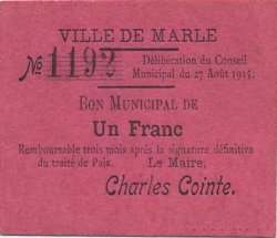 1 Franc FRANCE regionalism and various  1915 JP.02-2651