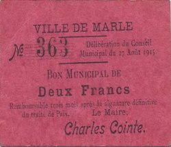 2 Francs FRANCE regionalism and various  1915 JP.02-2652 XF