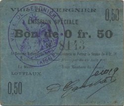 50 Centimes FRANCE Regionalismus und verschiedenen  1915 JP.02-2723 SS