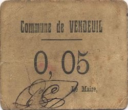 5 Centimes FRANCE regionalismo y varios  1916 JP.02-2748