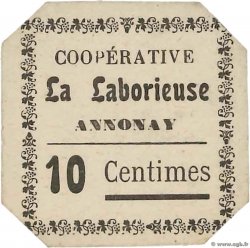 10 Centimes FRANCE Regionalismus und verschiedenen Annonay 1914 JP.07-03 ST