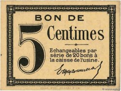 5 Centimes FRANCE regionalism and various Annonay 1914 JP.07-04 AU