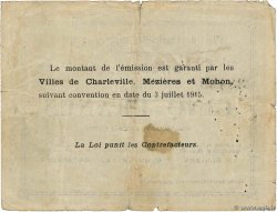 5 Francs FRANCE Regionalismus und verschiedenen Charleville, Mezieres Et Mohon 1915 JP.08-103 S