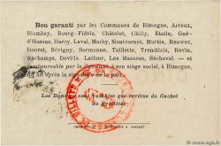 5 Francs FRANCE regionalismo e varie Rimogne 1917 JP.08-206 SPL