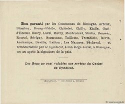 50 Francs Spécimen FRANCE Regionalismus und verschiedenen Rimogne 1917 JP.08-208 VZ