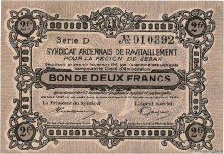 2 Francs FRANCE régionalisme et divers Sedan 1917 JP.08-304 NEUF
