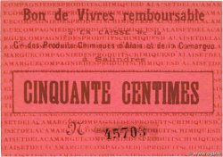 50 Centimes FRANCE regionalism and miscellaneous Alais 1914 JP.30-06 AU