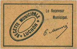 10 Centimes FRANCE regionalism and miscellaneous Luchon 1920 JP.31-097 F
