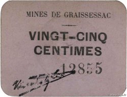 25 Centimes FRANCE régionalisme et divers Graissesac 1914 JP.34-46 SPL
