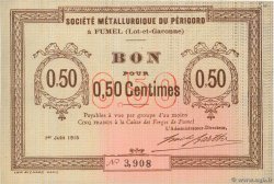 50 Centimes FRANCE regionalismo e varie Fumel 1915 JP.47-098 BB