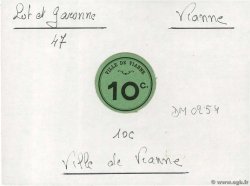 10 Centimes FRANCE regionalism and miscellaneous Vianne 1914 JP.47-265 XF