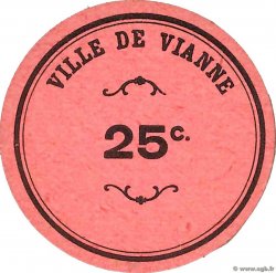 25 Centimes FRANCE regionalismo y varios Vianne 1914 JP.47-269