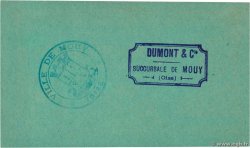 50 Centimes FRANCE regionalismo e varie Mouy 1915 JP.60-040 AU