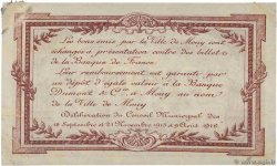 25 Centimes FRANCE regionalismo e varie Mouy 1916 JP.60-051 SPL