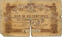 25 Centimes FRANCE régionalisme et divers Mouy 1916 JP.60-051 AB
